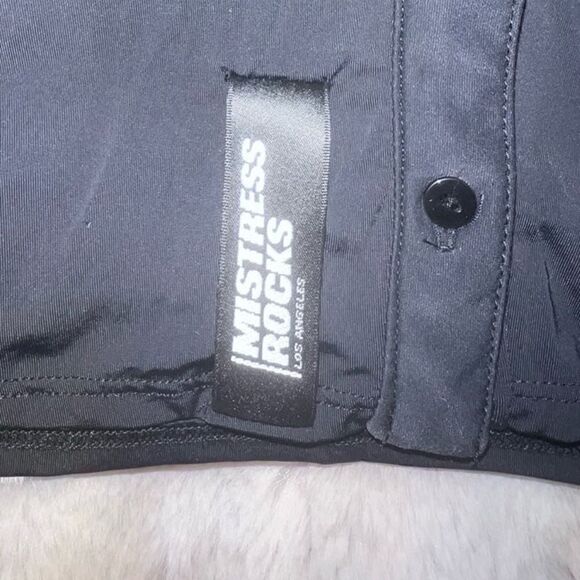 Sexy MistressRocks MARQUIS Black Long Sleeve Mini Dress - Picture 8 of 12